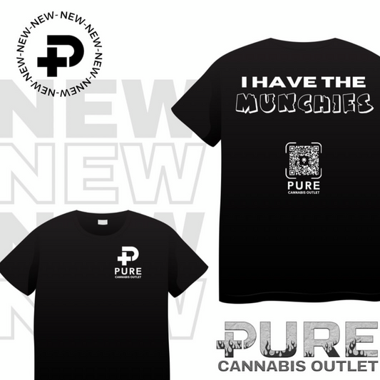 CATCH PHRASE COLLECTION: "I HAVE THE MUNCHIES" PURE ESSENTIALS T-SHIRT