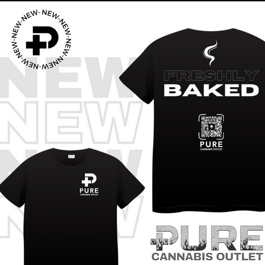 CATCH PHRASE COLLECTION: "FRESHLY BAKED" PURE ESSENTIALS T-SHIRT